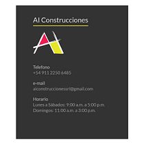 Sitio Web de AI Construcciones - Empresa constructora de Argentina. Projekt z dziedziny Web design użytkownika Gabriela Testini - 17.07.2020