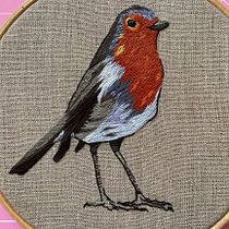Pajarito. Embroider project by Ariadna Ramírez Trives - 07.17.2020