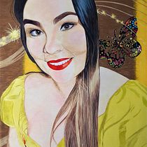 Mi Proyecto del curso:  Retrato realista con lápices de colores. Fine Arts, Drawing, Artistic Drawing, Portrait Drawing, Realistic Drawing, and Color Theor project by Ricardo Wíswell Gómez - 08.18.2020