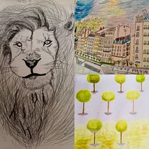 Mi Proyecto del curso: Dibujo para principiantes nivel -1. Drawing project by Lorena López Suárez - 07.17.2020