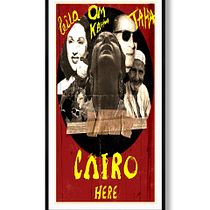 Cairo Here poster  Ein Projekt aus dem Bereich Digitales Lettering, Grafikdesign und Traditionelle Illustration von abonesma - 17.07.2020