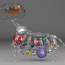 Mi X-RAY. 3D project by Alexa Gomes - 07.18.2020