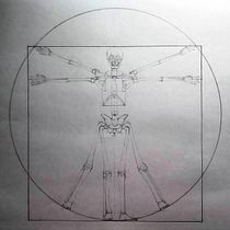 Mi Proyecto del curso: "Dibujo anatómico para principiantes". Un Vitruvio usando las proporciones que nos indicó ZURSOIF Ein Projekt aus dem Bereich Anatomische Zeichnung von emilio_sero - 18.07.2020
