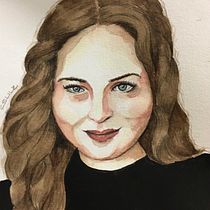 Meu projeto do curso: Retrato em aquarela a partir de uma fotografia. Watercolor Painting project by carolinesulz - 07.19.2020