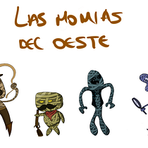 Las momias del oeste: proyecto final del curso FÁBRICA DE PERSONAJES ILUSTRADOS . Traditional illustration project by Jacobo Alzate - 07.22.2020