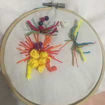 Mi Proyecto del curso: Bordado y personalización de accesorios . Embroider project by berenice_aquije - 07.19.2020
