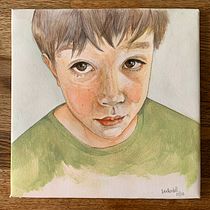 Watercolour and graphite on moulin did Roy paper.  project by Lisa Kendall - 07.19.2020