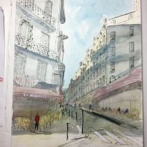 Mi Proyecto del curso: Dibujo arquitectónico con acuarela y tinta. Pintura em aquarela projeto de paulina_13 - 19.07.2020