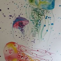 My project in Modern Watercolor Techniques course. Watercolor Painting project by h_jones43 - 07.20.2020