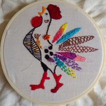 Mi Proyecto del curso: Técnicas de bordado: ilustrando con hilo y aguja. Un projet de Broderie de Jemy Machs - 19.07.2020