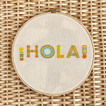 Mi Proyecto del curso: Letras bordadas: el hilo como herramienta gráfica. Embroider project by Daniela Collao - 07.22.2020