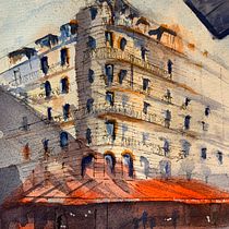 My project in Architectural Sketching with Watercolor and Ink course. Arquitetura, Desenho, e Esboçado projeto de kanhereasavari - 20.07.2020