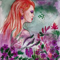 My project in Modern Watercolor Techniques course. Watercolor Painting project by Tanya Vickers - 07.20.2020