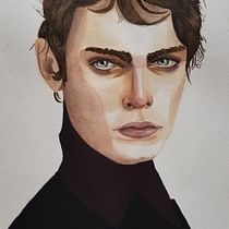 My project in Watercolor Portrait from a Photo course. Watercolor Painting project by Kim Knight - 07.20.2020