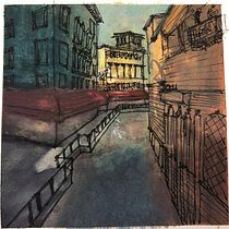 My project in Architectural Sketching with Watercolor and Ink course. Ilustração arquitetônica, e Pintura em aquarela projeto de Tashan Selva - 20.07.2020