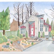 My project in Architectural Sketching with Watercolor and Ink. Ilustração arquitetônica, Pintura em aquarela, Esboçado, Desenho, Sketchbook e Ilustração com tinta projeto de Quique Íñiguez - 16.07.2020