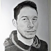My project in Realistic Portrait with Graphite Pencil course. Drawing project by kikeestalv - 01.05.2021