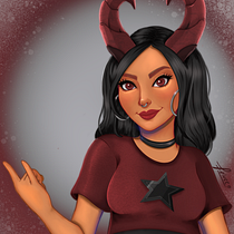 Mi Proyecto del curso: Retrato de personajes femeninos con Procreate. Digital Drawing project by Frisian A. Potter - 07.20.2020