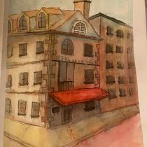 My project in Architectural Sketching with Watercolor and Ink course. Animação 2D projeto de Claire - 20.07.2020