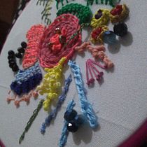 Mi Proyecto del curso: Técnicas avanzadas de bordado: puntadas y composiciones con volumen. Un projet de Broderie de Lina Rodriguez - 21.07.2020