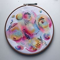 Mi Proyecto del curso: Técnicas básicas de bordado y acuarela. Arts, and Crafts project by Juanita Jiménez - 07.22.2020