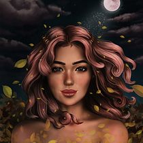 Mi Proyecto del curso: Retratos digitales de fantasía con Photoshop. Digital Illustration project by Camila Rojas - 07.21.2020