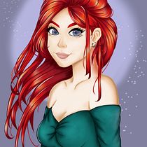 My project in Female Character Portraits in Procreate course. Character Design project by Emma Marks - 07.20.2020