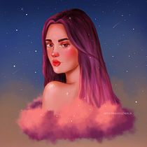 My project in Digital Fantasy Portraits with Photoshop course. Digital Illustration, and Traditional illustration project by Apeksha Houzwala - 07.17.2020