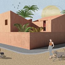 Mi Proyecto del curso: Representación gráfica de proyectos arquitectónicos. Un projet de Architecture, Architecture numérique, Collage , et Design  de Brenda Beteta - 21.07.2020