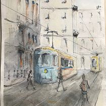 My project in Architectural Sketching with Watercolor and Ink course. Esboçado projeto de lydiacharak - 21.07.2020