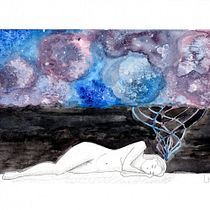 Sueño. Un progetto di Disegno, Disegno anatomico, Illustrazione tradizionale, Disegno a matita e Illustrazione con inchiostro di narijuli_1 - 24.07.2020