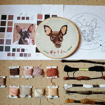 Mi Proyecto del curso: Needle painting para principiantes. Embroider project by Paola Juárez - 11.15.2020