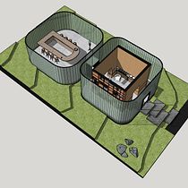 My project in Digital Illustration of Architectural Projects course. Architectural Illustration project by Alejandra Sanchez Tata - 07.22.2020