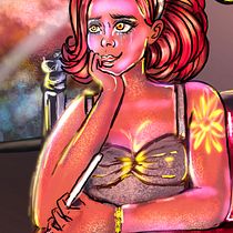My project in Female Character Portraits in Procreate course. Projekt z dziedziny Projektowanie postaci, R, sunek c, frow, Ilustracja c, frowa, Malarstwo c i frowe użytkownika Isabelle Uden - 22.07.2020