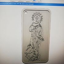 Llavero 3D Virgen imaculada. 3D projeto de Petronio Bone Osegueda - 22.12.2020