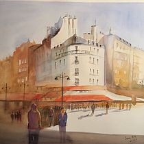 Mi Proyecto del curso: Dibujo arquitectónico con acuarela y tinta. Artes plásticas projeto de Juana María Martín Sánchez - 22.07.2020