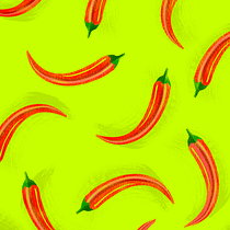 Pimentas. Traditional illustration, and Digital Illustration project by João Cintra - 07.22.2020