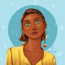 Meu projeto do curso: Retrato de personagens femininas com Procreate. Projekt z dziedziny Ilustracja c i frowa użytkownika Jheniffer Cardoso - 22.07.2020
