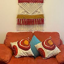 Mi Proyecto del curso: Introducción al macramé: creación de un tapiz decorativo Ein Projekt aus dem Bereich Makramee von Jessica De la cueva - 23.07.2020
