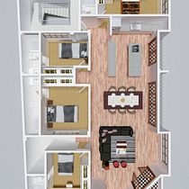 Mi Proyecto del curso: Diseño de interiores para espacios multifuncionales. Un projet de Architecture de Jhon Malca C. - 23.07.2020