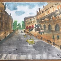 Mi Proyecto del curso: Paisajes urbanos en acuarela. Een project van L, scaping y Aquarelschilderen van loreruiz - 27.07.2020