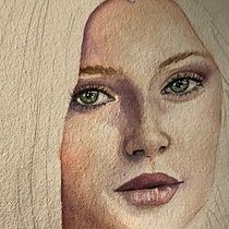 My project in Watercolor Portrait from a Photo course. Watercolor Painting project by Chicca D'Errico - 07.25.2020