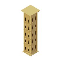 Mi Proyecto del curso: Ilustración vectorial isométrica desde cero. Ilustração tradicional projeto de Juan Rodriguez - 30.07.2020