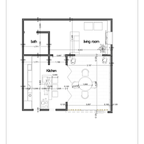 proyecto de reside y renovación de espacio social en la casa ubicado en Colombia , bogota . Een project van 3D van cristian camilo NEITA SANCHEZ NEITA SANCHEZ - 25.07.2020