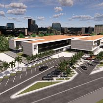 CENTRO DE CAPACITACIÓN TÉCNICA PARA EL MUNICIPIO DE LA GUARDIA. Een project van 3D, Architectuur, Interactief ontwerp,  3D-modellering, Digitale architectuur y Architecturale visualisatie van JOSÉ EMILIANO ANDRADE ORELLANA - 25.07.2022