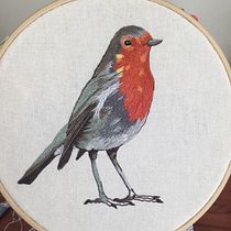 Mi Proyecto del curso: Pintar con hilo. Embroider project by Valentina Oñate Salinas - 07.24.2020