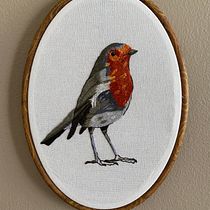 My project in Painting with Thread: Textile Illustration Techniques course. Embroider project by Gisela Mualin - 07.29.2020