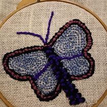 Mi Proyecto del curso: Bordado XL con aguja mágica. Un projet de Broderie de pamelacao87 - 27.07.2020