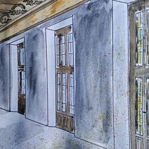 Mi Proyecto del curso: Dibujo arquitectónico con acuarela y tinta. Arte urbana projeto de Francisco Toral - 24.07.2020