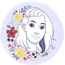 Meu projeto do curso: Retrato ilustrado com elementos botânicos. Un proyecto de Dibujo digital, Diseño de personajes e Ilustración digital de mylena_sandrade10 - 25.07.2020